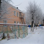 Детский сад зимой